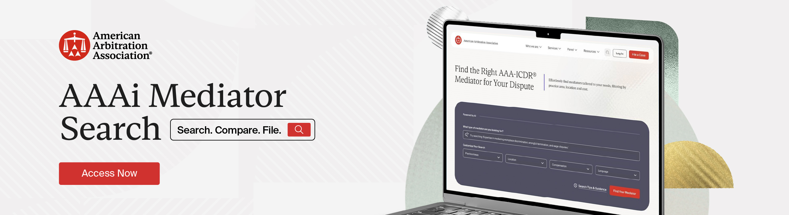 Mediator Search Tool Ad